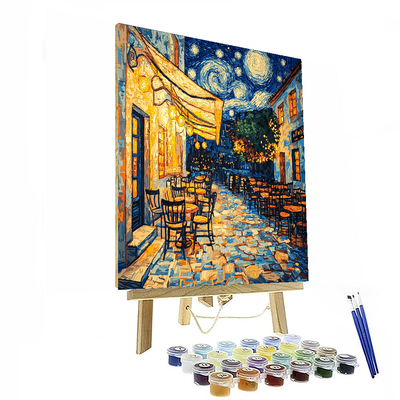 Vincent Van Gogh Inspired Café Vibes  Paint By Numbers Art