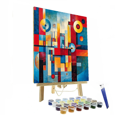 Wassily Kandinsky Inspired Futuristic Visions  Numbered Painting Kits