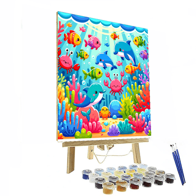 Under The Sea Celebration Painting By Numbers Kit