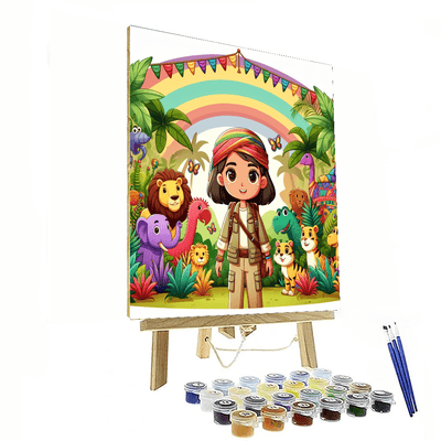 Jungle Explorer Journey Painting Number Kit