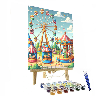 Carnival Fun Day Painting By Numbers Kit