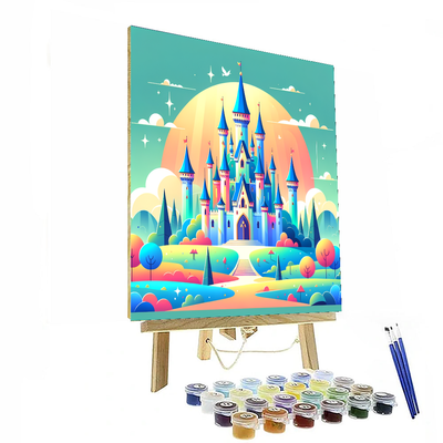 Royal Castle Panorama Paint By Numbers Kits