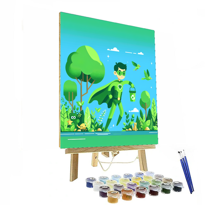 Eco-superhero Adventure Paint By Numbers Kits