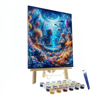 Fantasy Underwater Kingdom Paint By Color