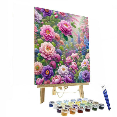 Flower Garden Harmony Painting By Numbers Kit