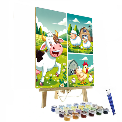 Sunny Farm Day Paint By Numbers Kits