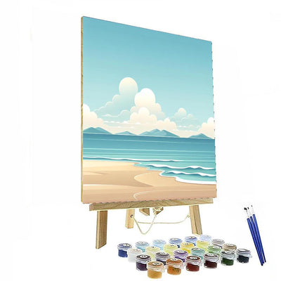 Serene Coastal Retreat Numbered Painting Kits