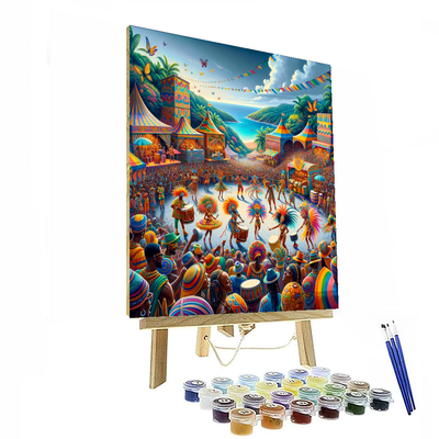 Caribbean Festival Of Arts (carifesta) - Caribbean Painting By Numbers Kit