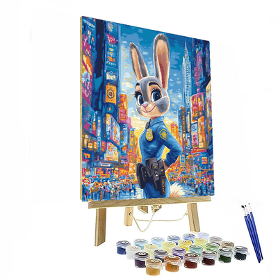 Zootopia Urban Safari With Judy Hopps - Disney Inspired Paint By Number