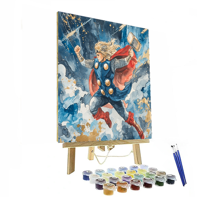 Thor's Thunderous Adventure - Disney Inspired Paint By Number