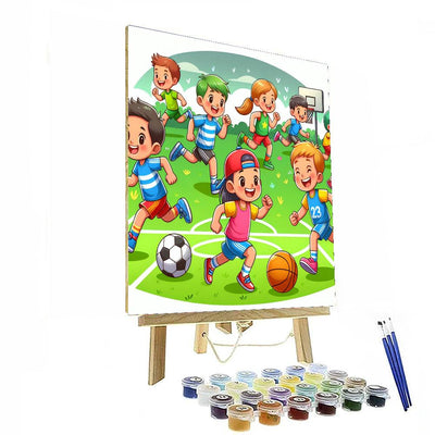 Sports Stars Paint By Numbers Art