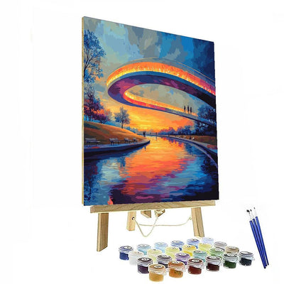 The Infinity Bridge Painting Number Kit