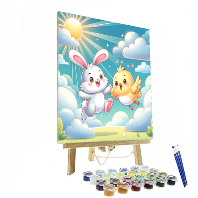 Fantasy Adventure In The Clouds Numbered Painting Kits