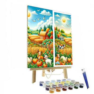 Sunny Harvest Day Numbered Painting Kits