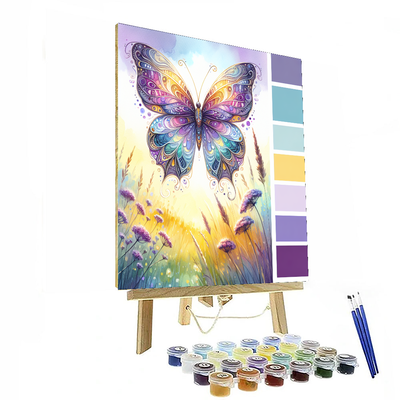 Butterfly's Journey Paint By Numbers Art