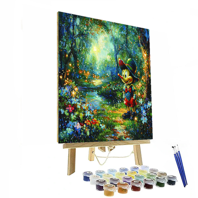 Jiminy Cricket's Magical Guidance - Disney Inspired Numbered Painting Kits