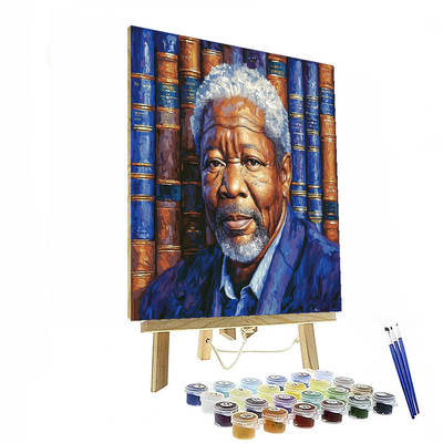 Morgan Freeman: The Voice Of Timeless Wisdom Paint By Number