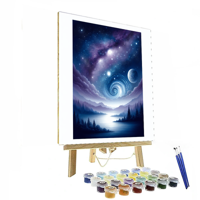 Celestial Dreams Starry Night Paint By Number