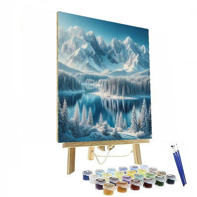 Winter Mountain Retreat Paint By Numbers Kits