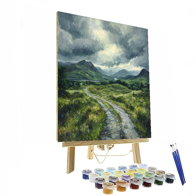 J.M.W. Turner Inspired Mystical Highlands Majesty  Numbered Painting Kits