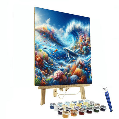 Playful Ocean Symphony Numbered Painting Kits