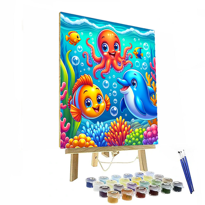 Undersea Adventures Painting By Numbers Kit