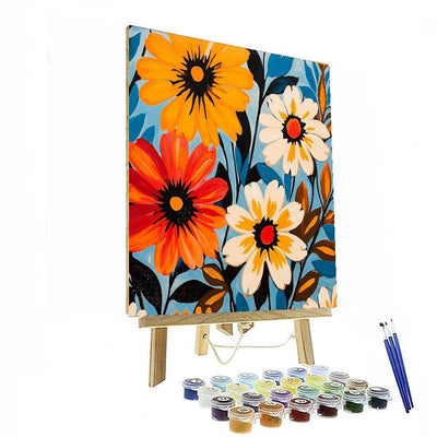 Andy Warhol Inspired Warhol's Botanical Pop  Numbered Painting Kits