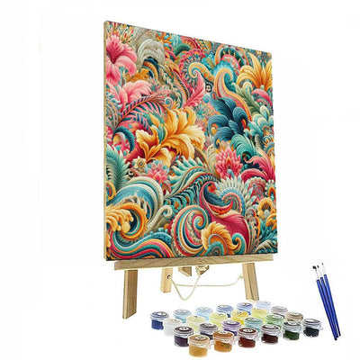 Tropical Fusion Tapestry Paint By Numbers