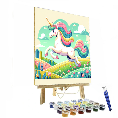 Mystical Unicorn Meadows Paint By Numbers Kits