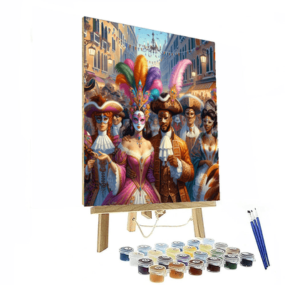 Lively Venetian Carnival DIY Paint By Numbers