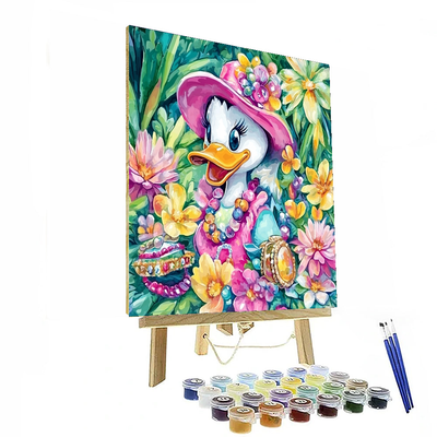 Daisy Duck's Magical Day - Disney Inspired Paint By Numbers Art