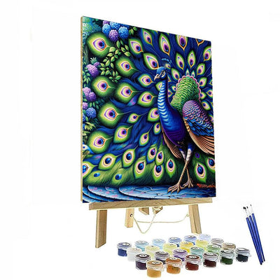 Royal Peafowl Majesty DIY Paint By Numbers