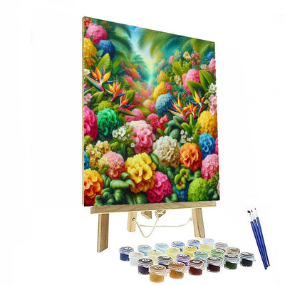 Exotic Tropical Flora Paint By Number