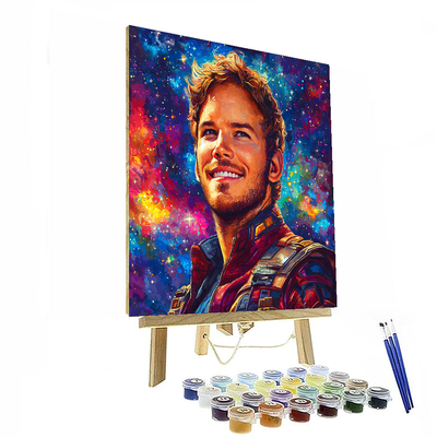 Chris Pratt: The Daring Spirit Of Star-lord Paint By Number