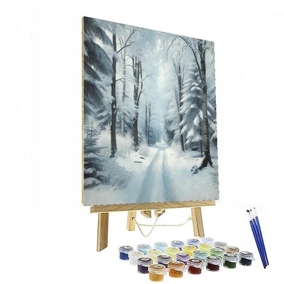 Winter Wonderland Stroll Paint By Numbers