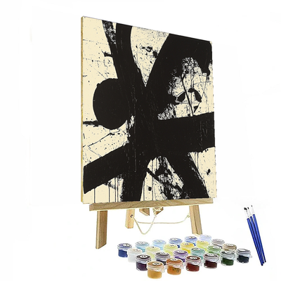 Kline Inspired Dynamic Expression  Numbered Painting Kits