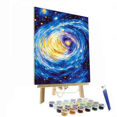 Vincent Van Gogh Inspired Endless Cosmos  Numbered Painting Kits