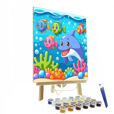 Vibrant Ocean Expedition Painting By Numbers Kit