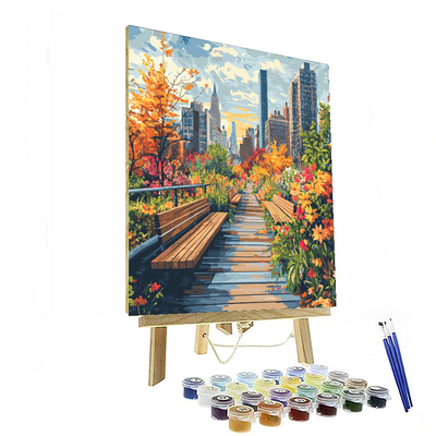 High Line - New York City Painting By Numbers Kit