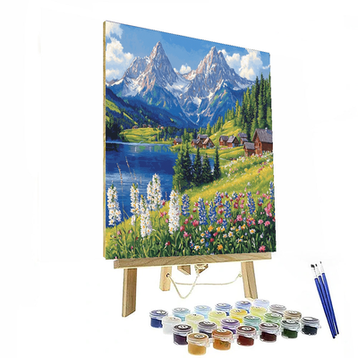 Bavarian Alps - Germany DIY Paint By Numbers