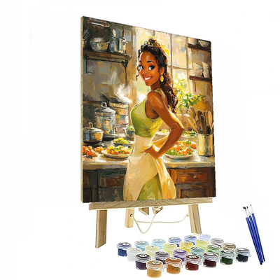 Tiana's Dream Of A Restaurant - Disney Inspired Numbered Painting Kits