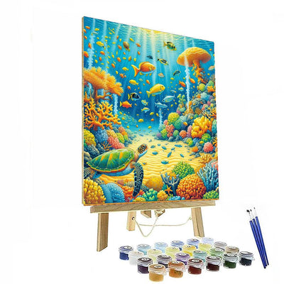 Vivid Coral Reef Adventure Paint By Numbers