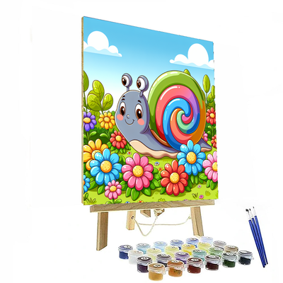 Charming Snail Paint By Numbers Kits