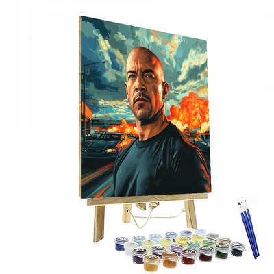 Vin Diesel: The Fast And Furious Heart Of Action Paint By Color