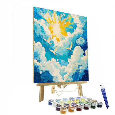 Marc Chagall Inspired Wonders Of The Sky  DIY Paint By Numbers