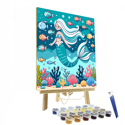 Majestic Mermaid's Ocean Painting By Numbers Kit