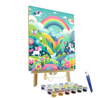 Enchanted Unicorn Valley Paint By Number