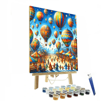 Fantasy Balloon Festival Paint By Numbers Kits