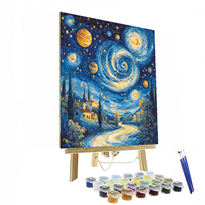 Vincent Van Gogh Inspired Celestial Navigation  DIY Paint By Numbers