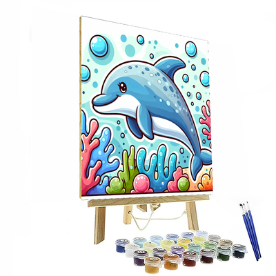 Ocean Explorer Dolphin Paint By Numbers Kits